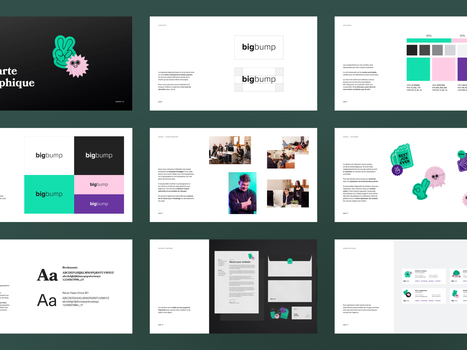 Bigbump - charte graphique