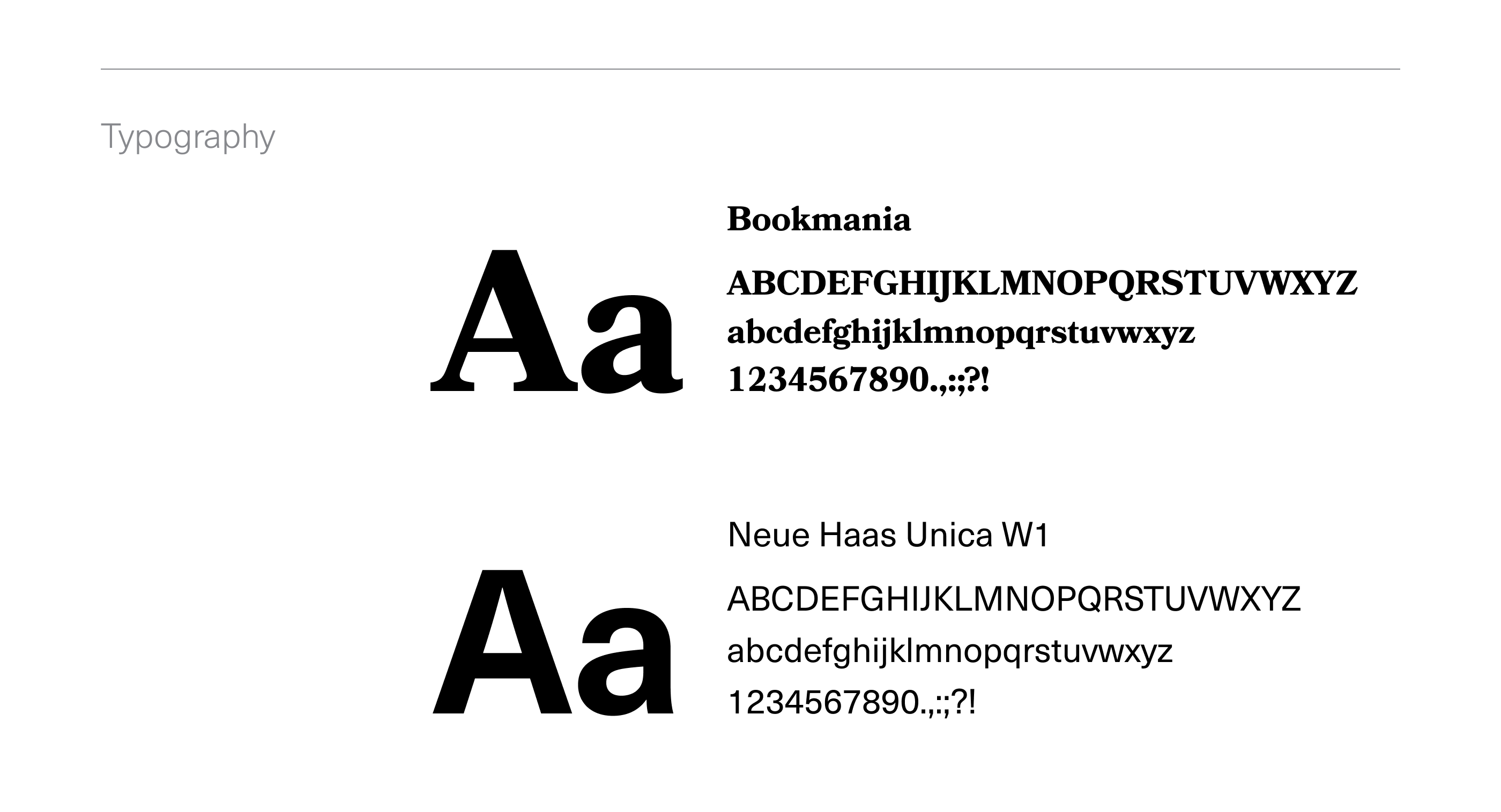 Bigbump - typographie