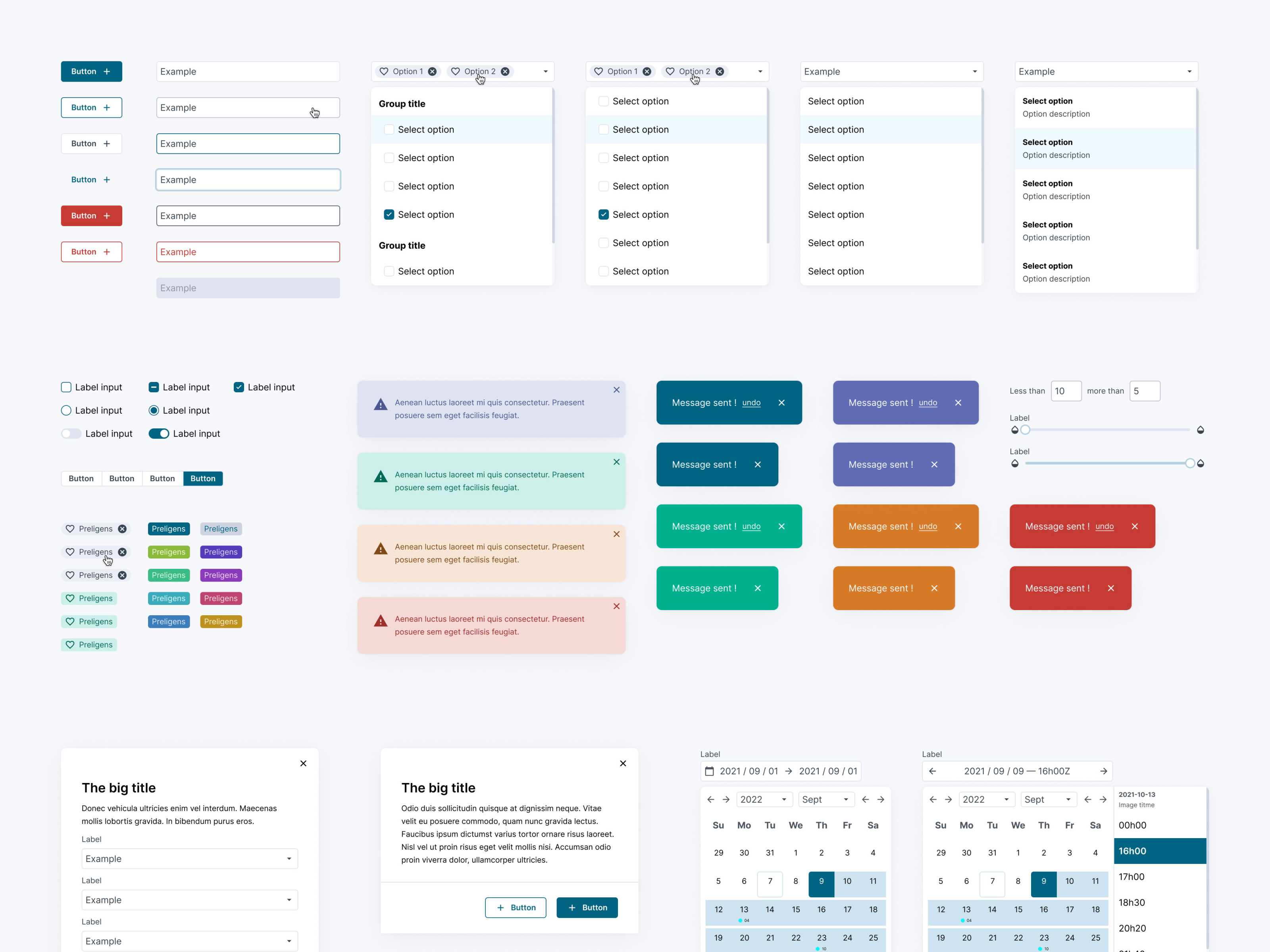 Preligens Design System - Couleurs